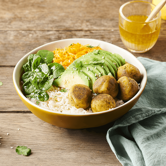 Buddha bowl aux falafels Green Cuisine Findus