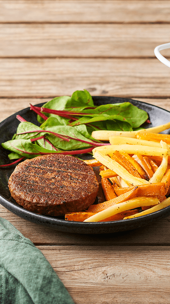 Recette Findus Steak vegetal Frites