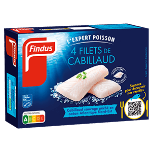 4 Filets de Cabillaud (boîte)