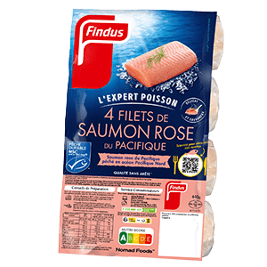 4 Filets de Saumon Rose de Pacifique Sauvage (sachet)
