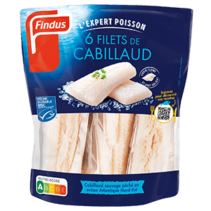 6 Filets de Cabillaud (sachet)
