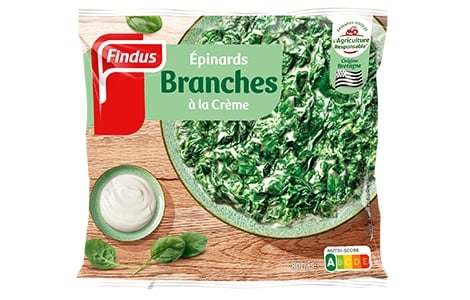 Epinards Branches Creme Sachet