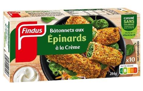 1 boîte de croustillant d'épinards à la crème Green Cuisine Findus