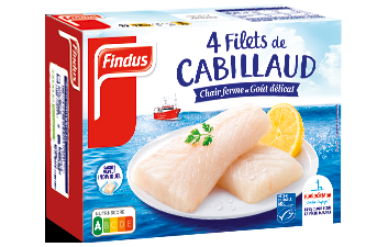 Filets nature cabillaud
