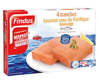 Findus 4 tranches saumon pacifique poisson nature recette