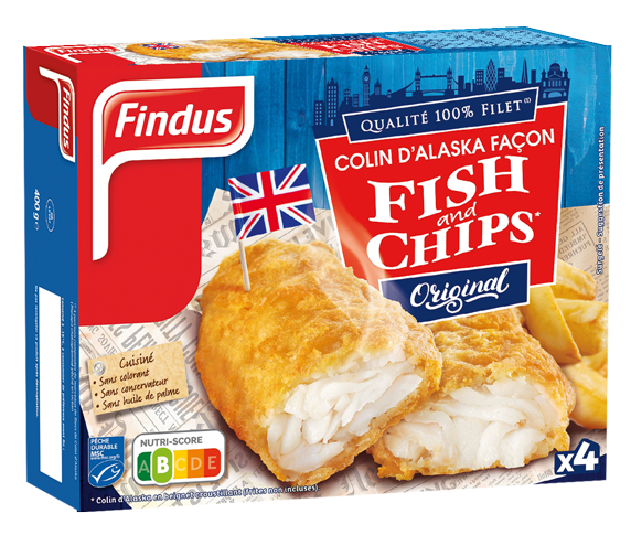 Filets pané fishchips