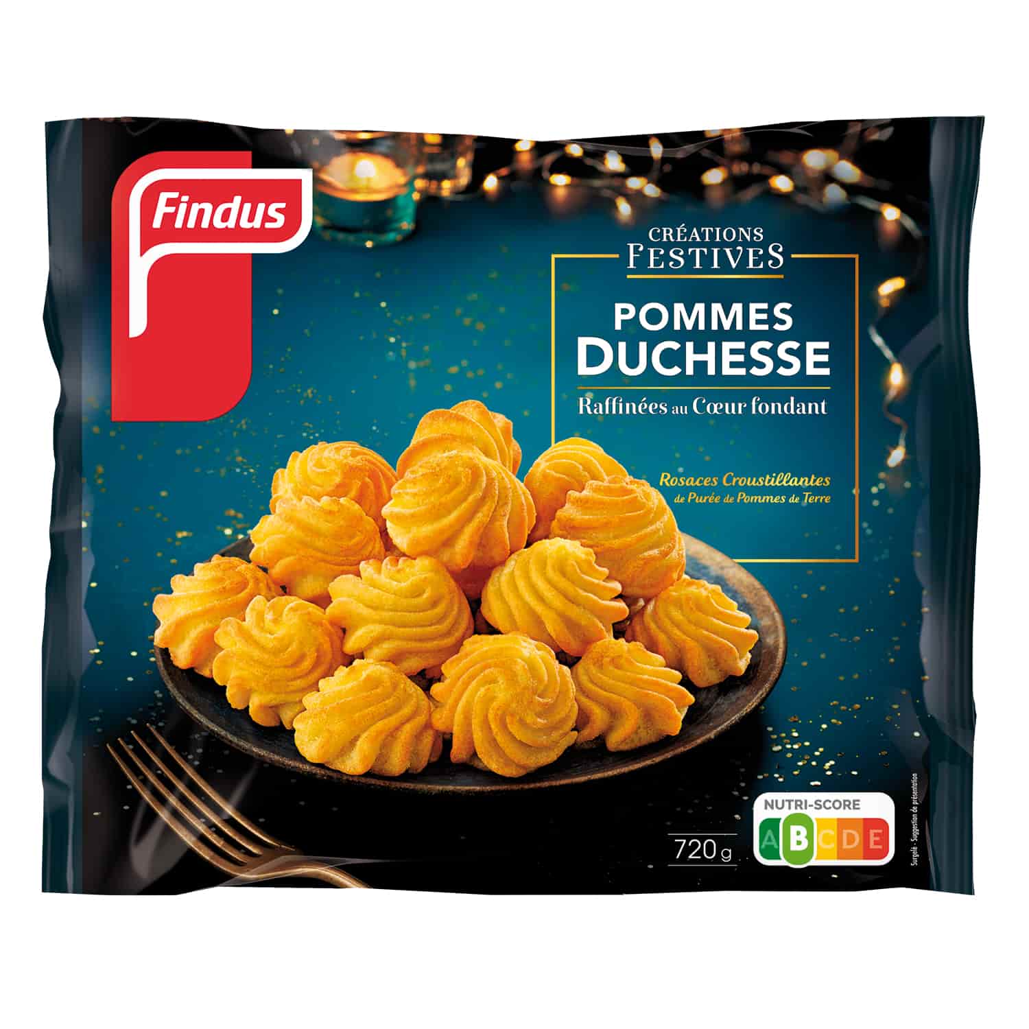 1 sachet Création Festive Pommes Duchesse Findus