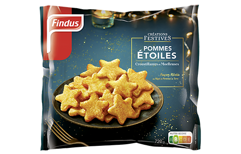 1 sachet de pommes étoiles créations festives Findus