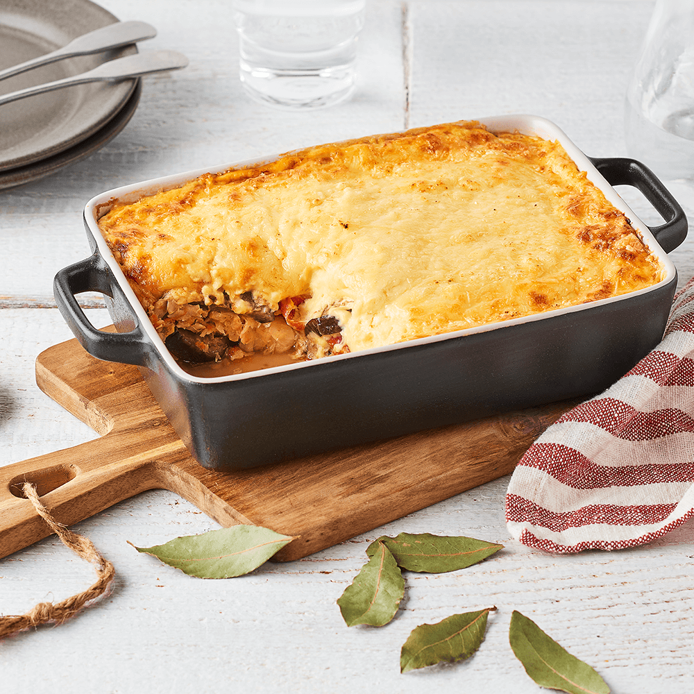 Moussaka au colin d'Alaska