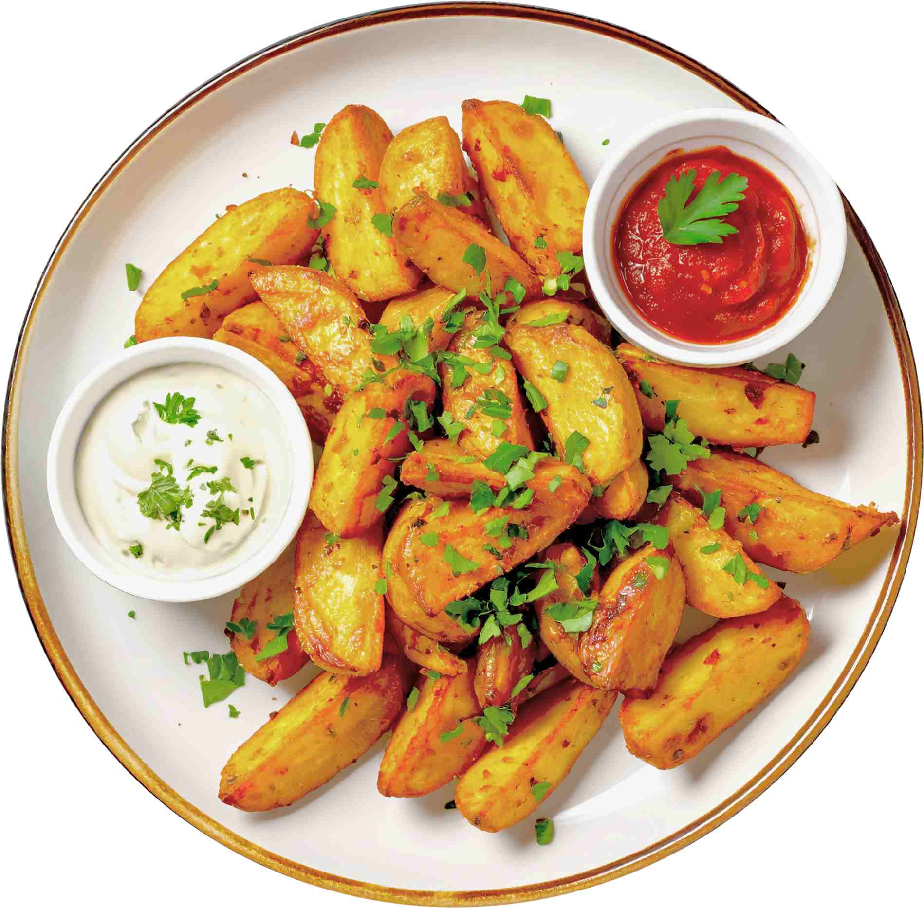 Pommes Quartiers façon Patatas bravas