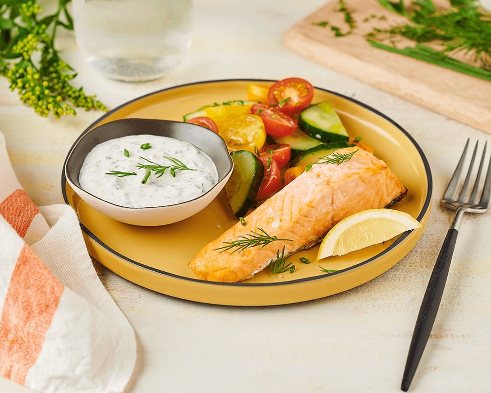 Sauce légère au yaourt pour poisson 