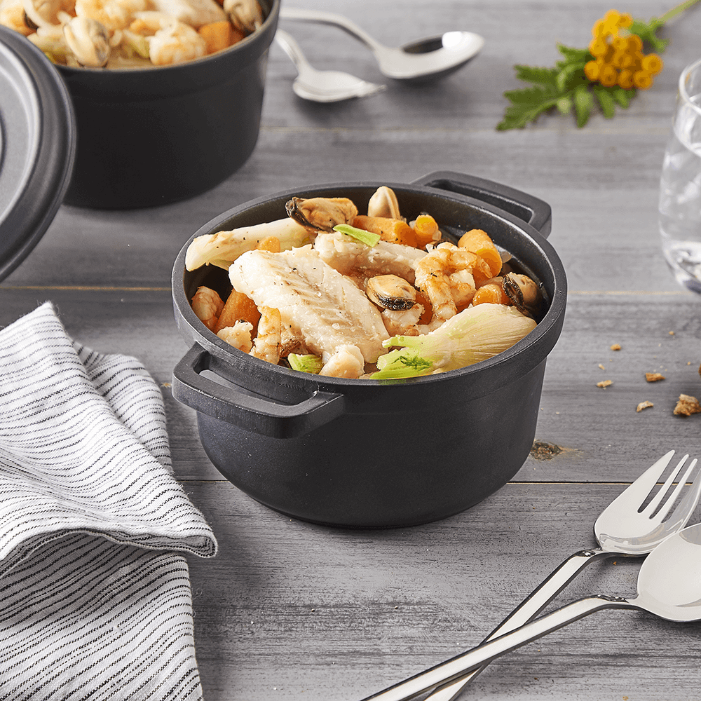 Marmite de poissons et fruits de mer