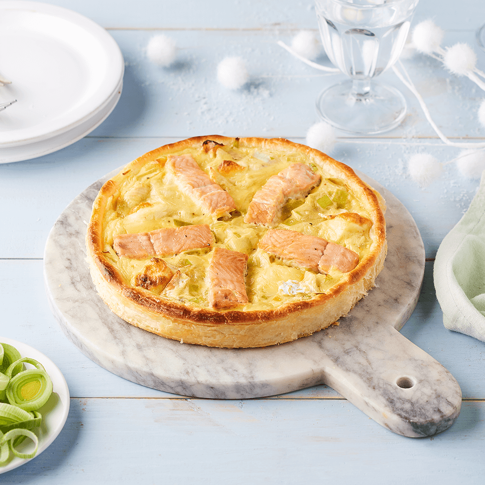 Tarte de Filets de Saumon Rose du Pacifique