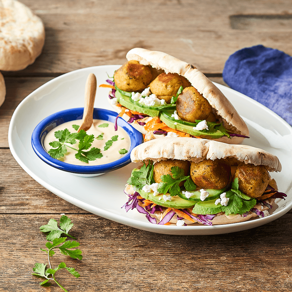 Sandwich de Pain Pita aux Falafels
