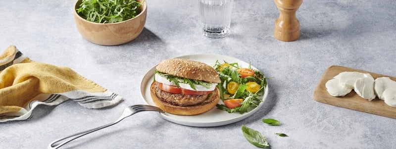 Burger Végétarien Méditerranéen